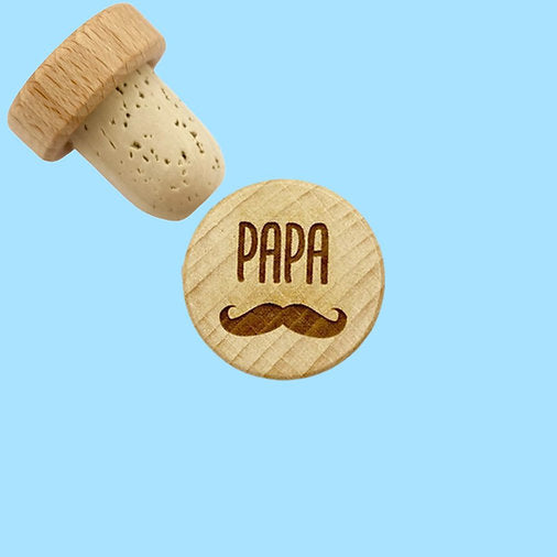 Bouchon "Papa Moustache"